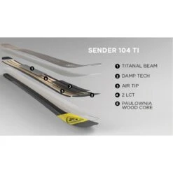 Rossignol Sender 104 Ti Skis 11 Rossignol Sender 104 Ti Skis -Rossignol 1041011 000 6