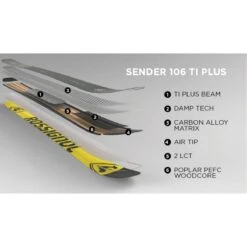 Rossignol Sender 106 Ti Skis 11 Rossignol Sender 106 Ti Skis -Rossignol 1041012 000 6