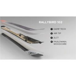 Rossignol Rallybird 102 Skis Womens -Rossignol 1041015 000 5